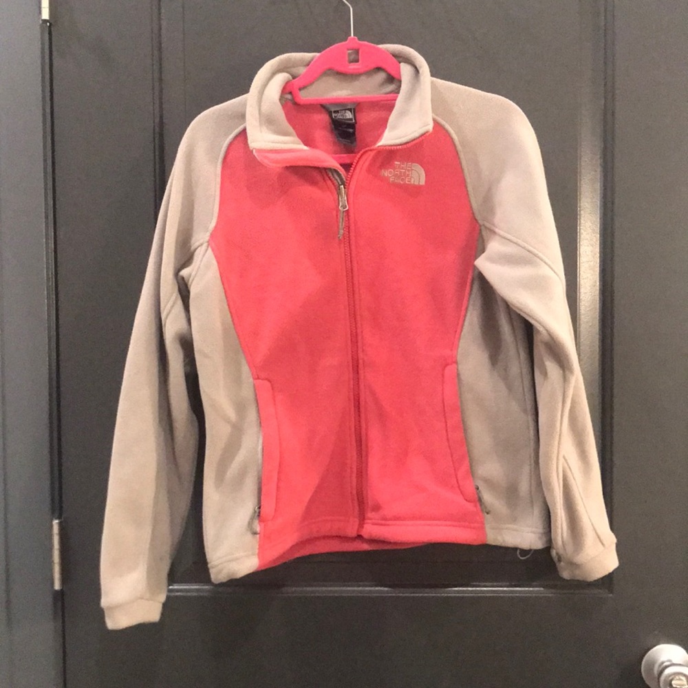 North face zip jacket